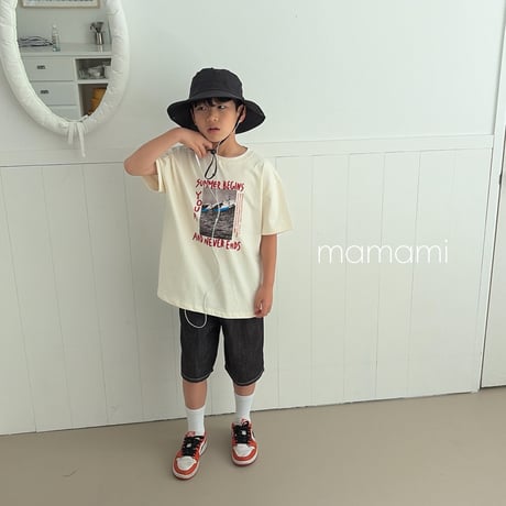 mamami/52. surf summer T-shirt XS-XL