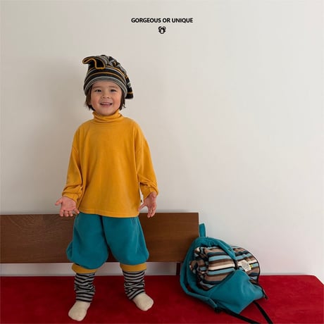 gou/84. compotable pollar T-shirt JS(8-9Y)-JL(10-11Y)