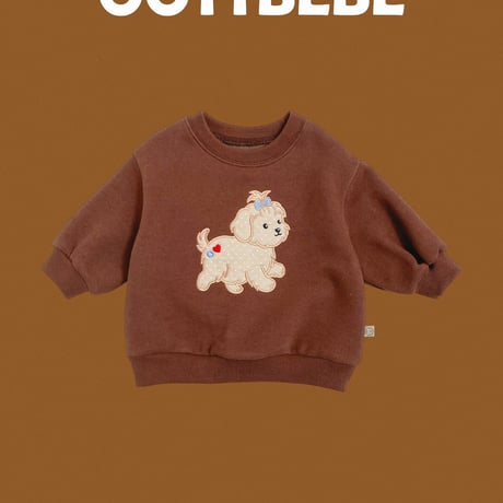 oottbebe/24. puffy man-to-man XS(0-1Y)-XL(4-5Y)
