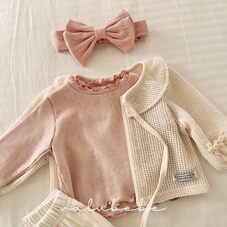 valubebe/58. soft fril T-shirt 6M-S
