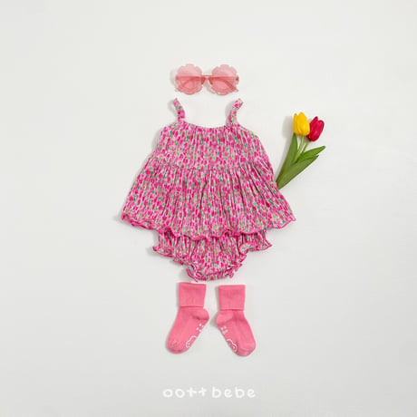oottbebe/63. daisy plitch set bloomer S(0-6M)-M(6-12M)