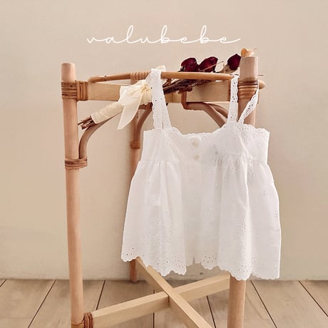 valubebe/67. spring spring rayerd one-piece 6M-S