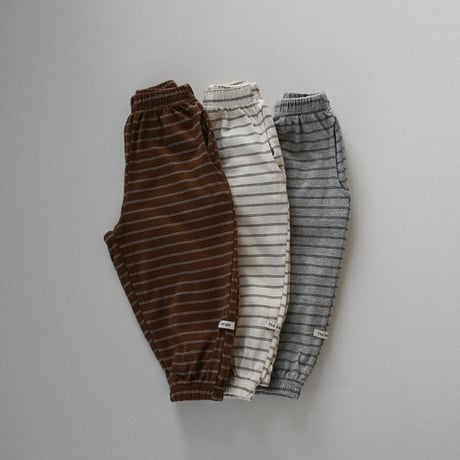 thebeige/28. SS Stripe jogger pants XXS-L