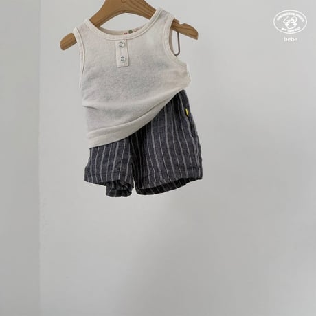 gou/146. B- linen half pants 2(6-12M)-3(12-18M)