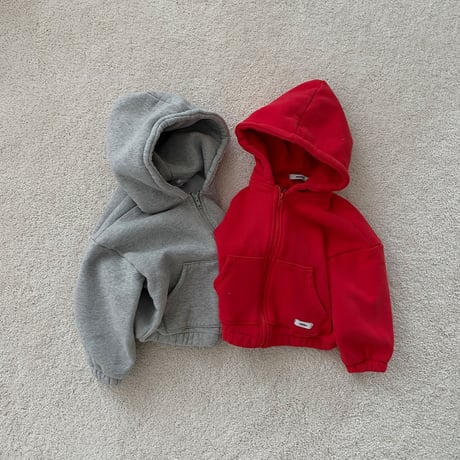 fromi/60. Banded Zip-Up Hoodie JS-JM