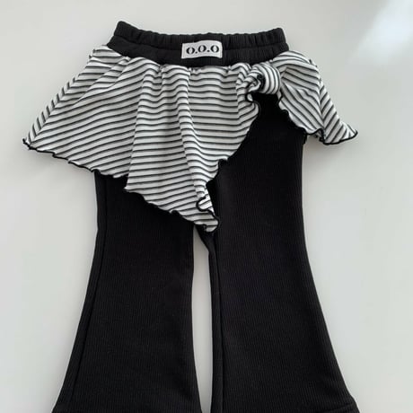 ooo/11. poto fril pants boots cut XS-XL