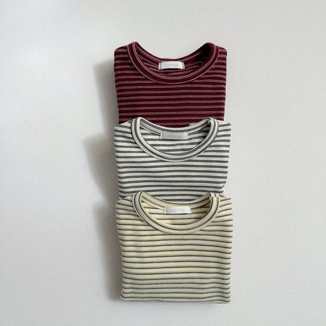 minirobe/25. Yoyo Striped T-Shirt  S-XL