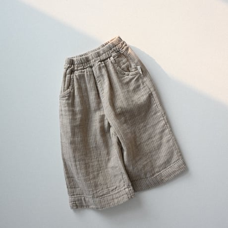 thebeige/27. Stripe wide pants XXS-L