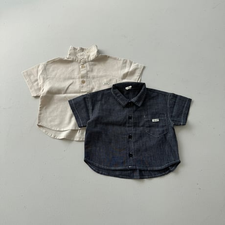 nrk/98. summer denim shirt 2XL-4XL