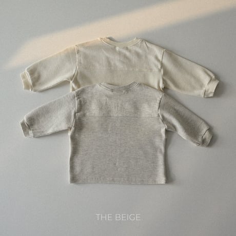 thebeige/11. Contrast long sleeve T XXS-L