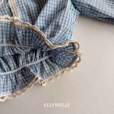 ellymolly/78. ruru check blouse 13-15