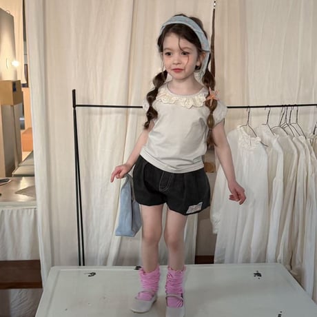 aiai/92. lovely lace collar T-shirt 90-130