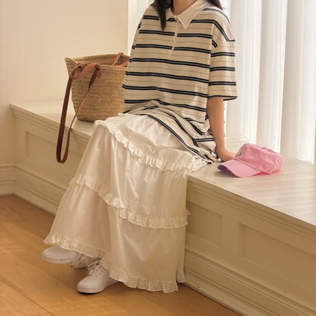 ninibello/134. adult ) Pawky collar T-shirt FREE