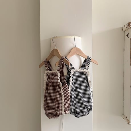 bebeholic/12. peuty overalls suit S(3-6M)-XL(18-24M)