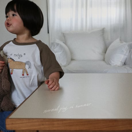 normalplay/26. pony raglan half t T-shirt 12M-XL