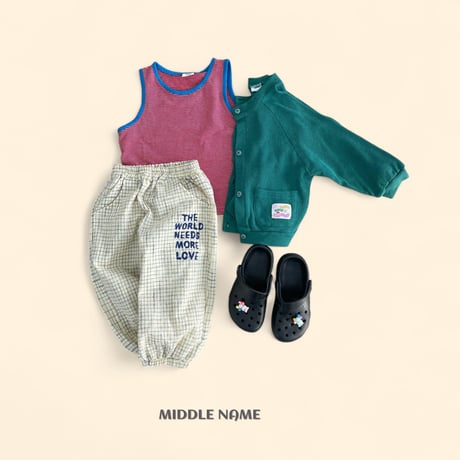 middlename/63. checkcheck jogger pants S-XL