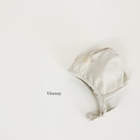 vbunny/59. pompom bonnet hat FREE(43-47CM)