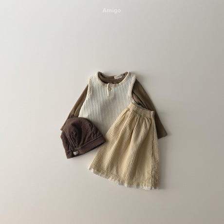 amigo/35. shushu shirring skirt XS-XL