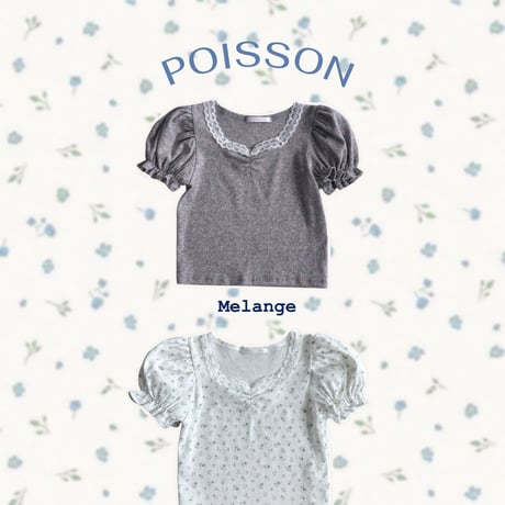poisson/44. flora puff T-shirt JS-JM