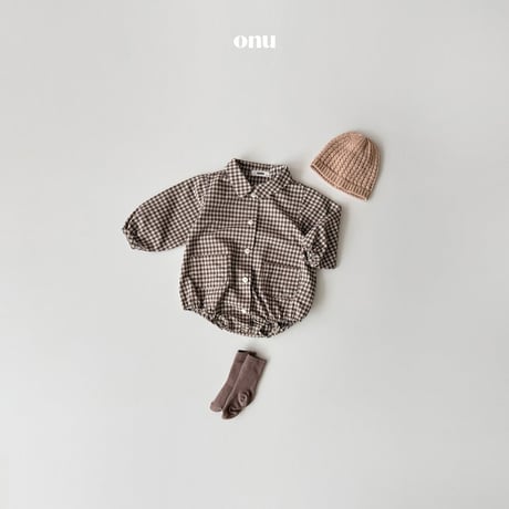 onu/53. bebe ) check suit BABY(12M)