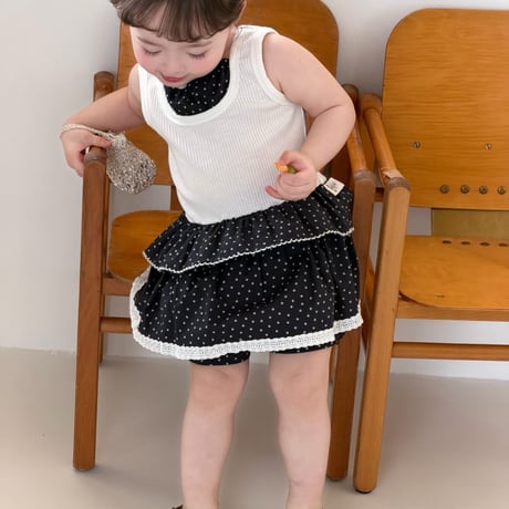 aiai/39. black mood dot updown set S(6M-2Y)-XL(4-5Y)