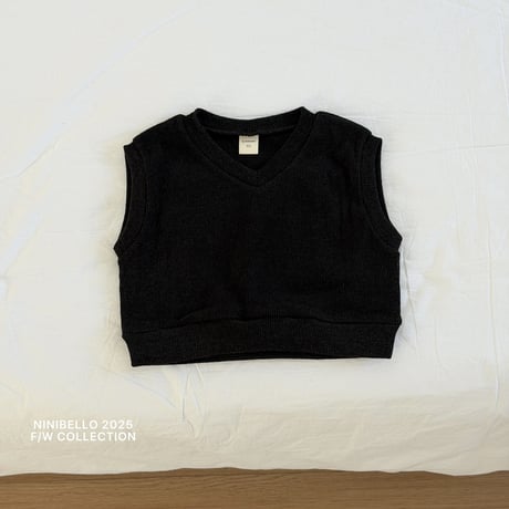 ninibello/6. soft knit vest XS-XL