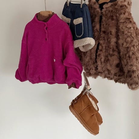 urbanrabbit/56. Knit Half-button Top XS-XL