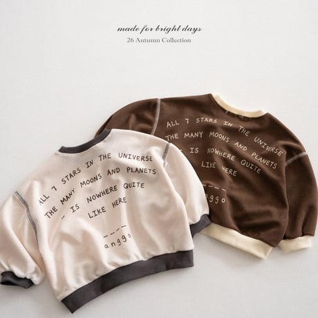 anggo/2. shine man-to-man XS-XL