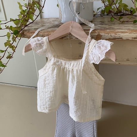 bebeholic/32. leaf blouse S(3-6M)-L(12-18M)