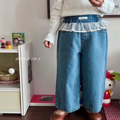 poisson/34. shushu lace denim S-XL