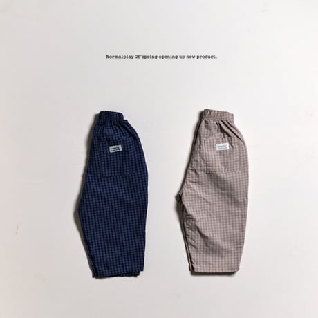 normalplay/68. peter check pants JS-JM