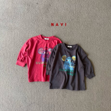 navi/20. Mouse long T-shirt 2XL-JL