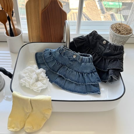 matilda/37. fril denim skirt 5-13