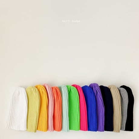 oottbebe/18. worry beanie FREE(1-7Y)