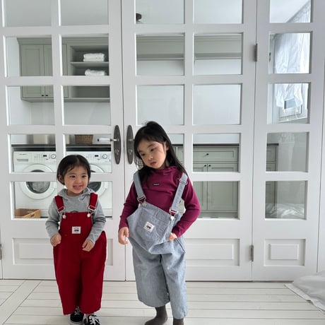 pepper/11. cherry overalls  XS-XL