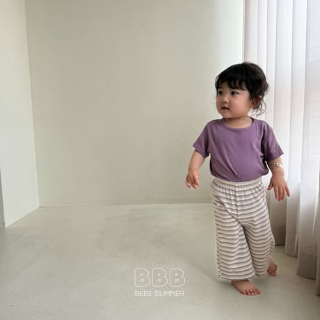 bellabambina/44. bebe basic half t T-shirt 12M-M
