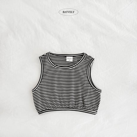 bayvely/6. crop bullon sleeveless XS-XL