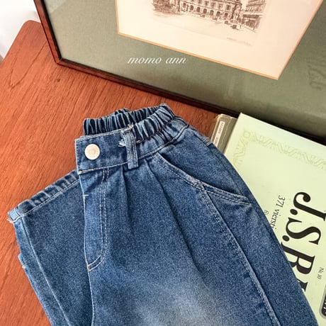 momoann/22. pleated denim 5-13