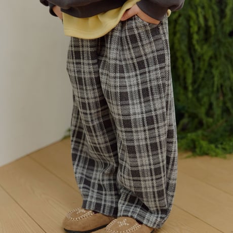 hikiki/20. mojik check pants 13-17