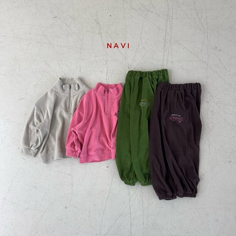 navi/57. morning half zipup T-shirt 2XL-JL