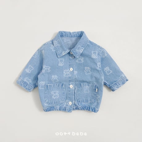 oottbebe/66. bear jacket XS(1-2Y)-XL(6-7Y)