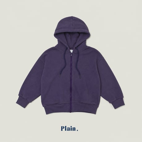 plain/8. cropple hood zipup XS-XL