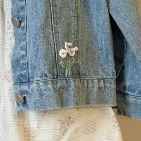 aiai/11. little blue denim jacket 90-130