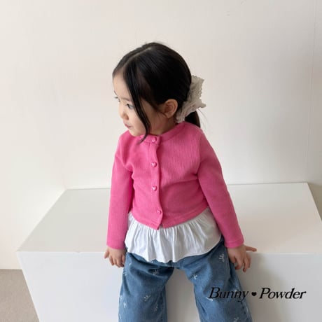 bunnypowder/59. heart button cardigan S-XL