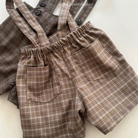 monbebe/9. roy overalls pants  S(1-2Y)-XL(7-8Y)