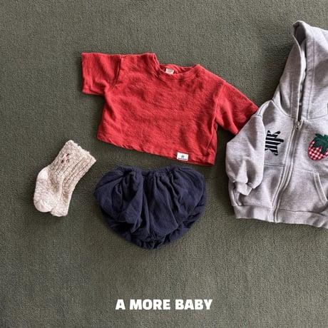 amore/64. strawberry star hood zipup 12M-18M