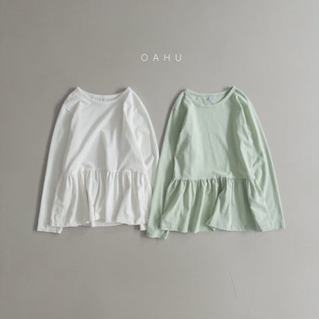 oahu/60. sweet fril T-shirt JS-JXL
