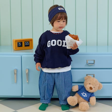oottbebe/18. GOOD kids ( family ) man-to-man XS(0-1Y)-XL(4-5Y)