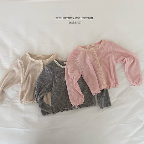 melikey/33. natural less cardigan XS-XL