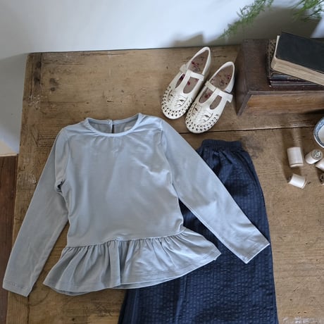 monatelier/28. soft fril T-shirt S-2XL